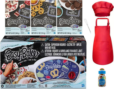 Easy Bake Oven Baking Red Bundle Red (Oven + 3 Mixes + Red Apron + Red Hat and Whisk) - Easy Bake Oven.com